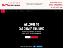 Tablet Screenshot of catdrivertraining.co.uk